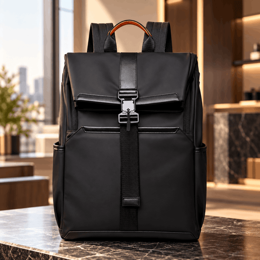 Premium Urban Buckle Laptop Backpack