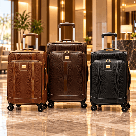 Holiday Exotic Textures Premium Trolley Suitcase