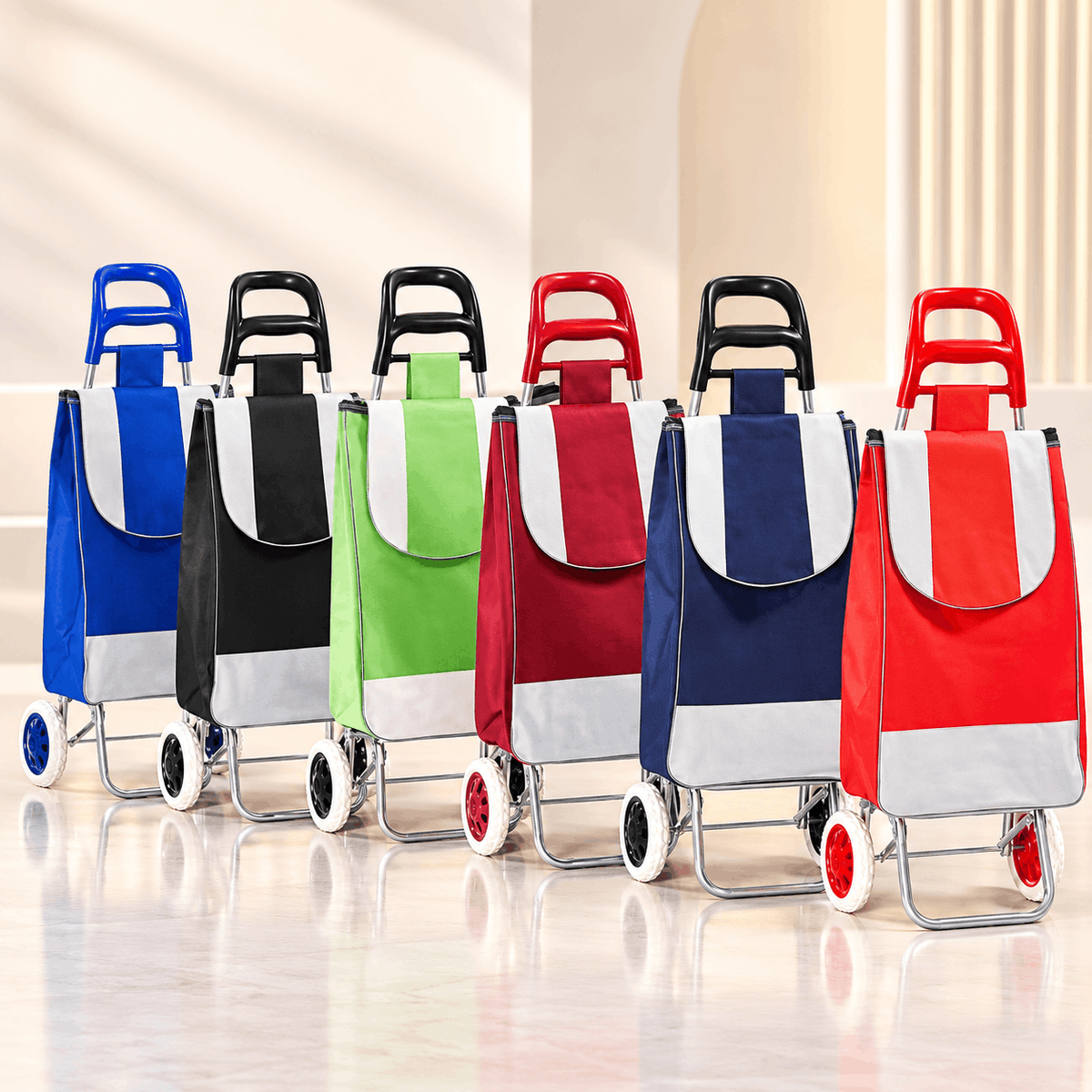 Holiday Foldable Shopping Trolley Bag