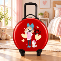 Kids Say Cheese Printed Hard-Shell Trolley Bag