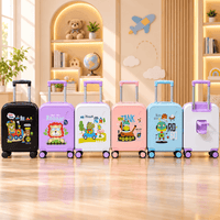 Kids Fun Print Hard-Shell Trolley Bag