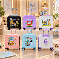 Kids Fun Print Hard-Shell Trolley Bag