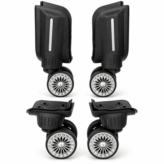 360° Spinner Suitcase Wheel Replacement Set