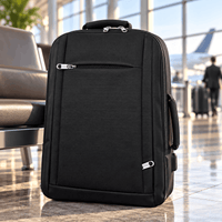 Premium Black Soft Travel Trolley Bag