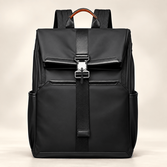 Premium Urban Buckle Laptop Backpack