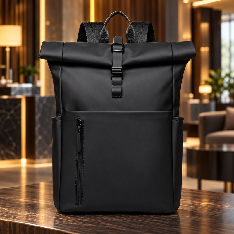 Premium Minimal Roll-Top Backpack