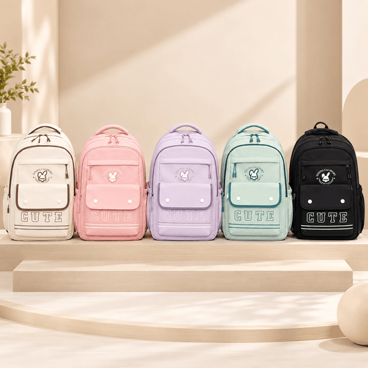 Cute Multi-Compartment School Backpack