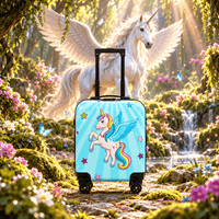 Cartoon Printed Trolley Suitcase