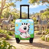 Cartoon Printed Trolley Suitcase