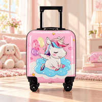 Cartoon Printed Trolley Suitcase