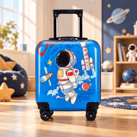 Cartoon Printed Trolley Suitcase