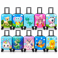 Cartoon Printed Trolley Suitcase