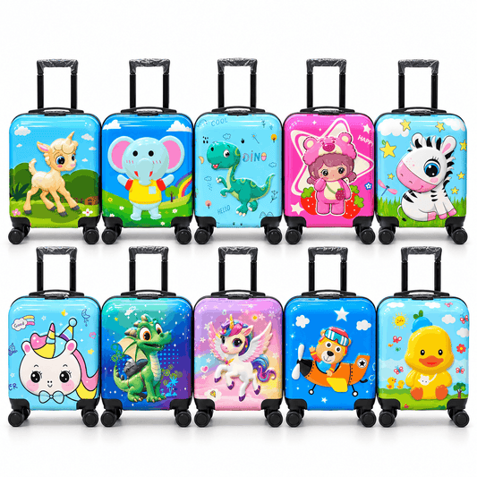 Cartoon Printed Trolley Suitcase