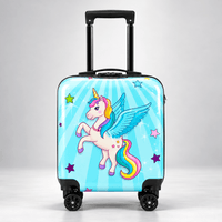 Cartoon Printed Trolley Suitcase