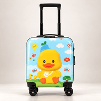 Cartoon Printed Trolley Suitcase