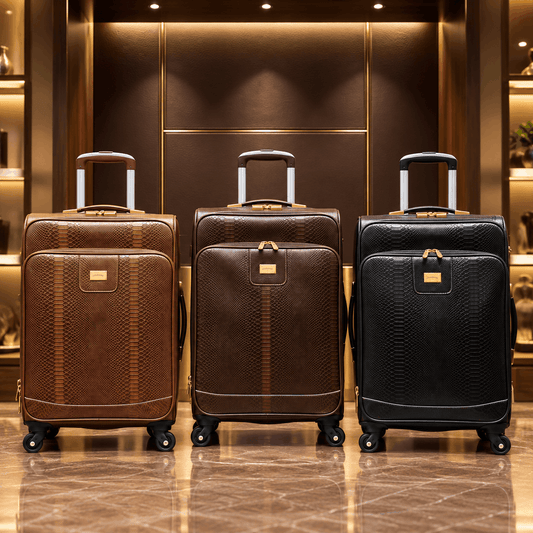 Holiday Exotic Textures Premium Trolley Suitcase