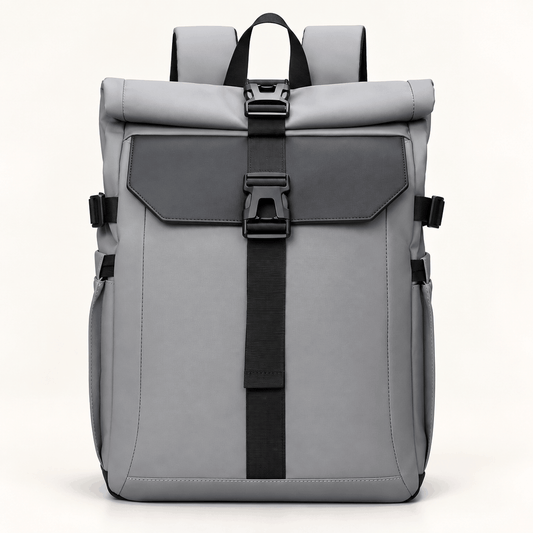 Premium Roll-Top Laptop Backpack