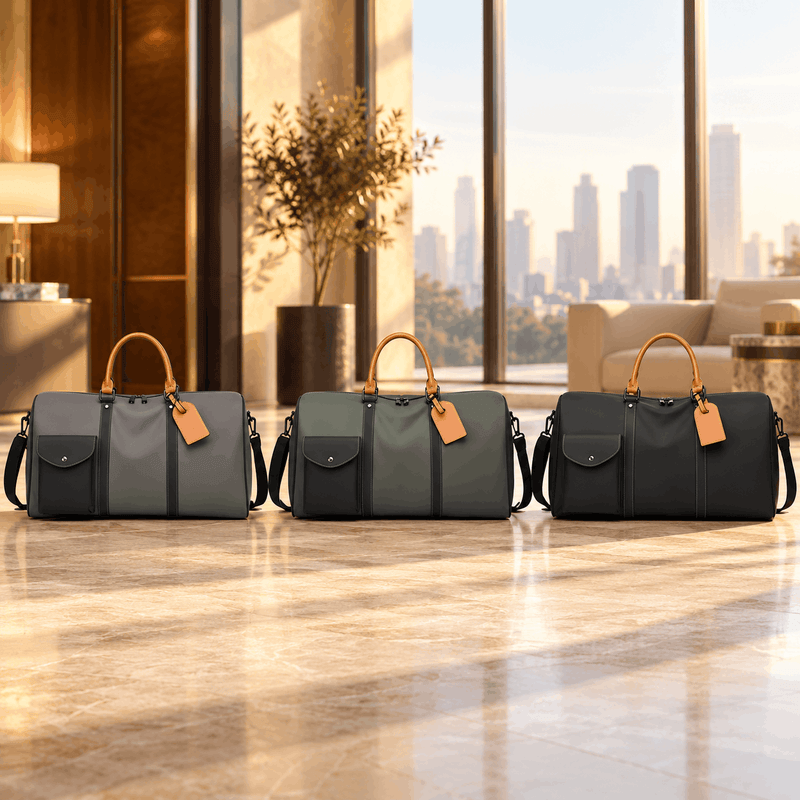 Premium Structured Travel Duffel Bag