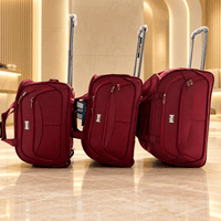 Soft-Sided Rolling Duffel Travel Bag Set
