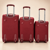 Soft-Sided Rolling Duffel Travel Bag Set