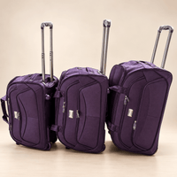 Soft-Sided Rolling Duffel Travel Bag Set