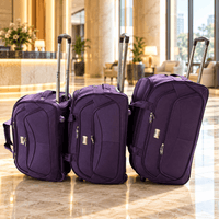 Soft-Sided Rolling Duffel Travel Bag Set