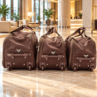 Soft-Sided Rolling Duffel Travel Bag Set